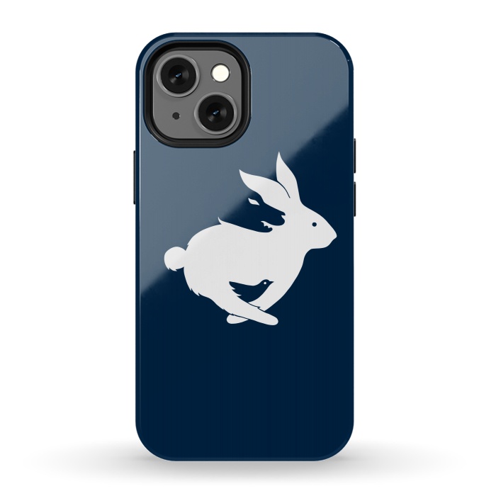 iPhone 13 mini StrongFit Run rabbit  by Coffee Man
