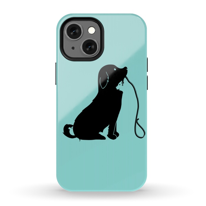 iPhone 13 mini StrongFit Animals green by Coffee Man
