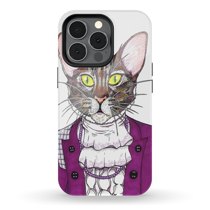 iPhone 13 pro StrongFit CatPrince by Varo Lojo