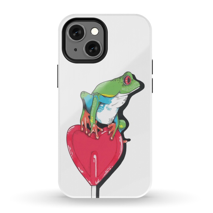 iPhone 13 mini StrongFit You frog my life by Varo Lojo