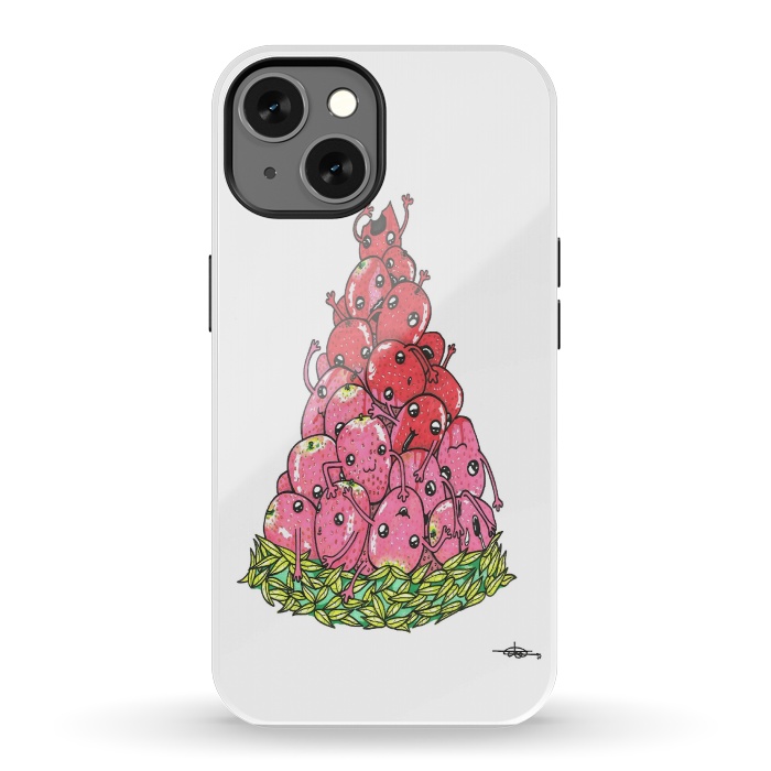 iPhone 13 StrongFit Strawberrymelon by Varo Lojo