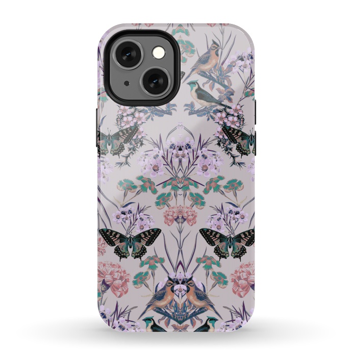 iPhone 13 mini StrongFit Floral Fantasy Flip by Zala Farah