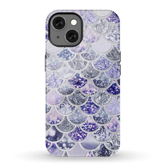 iPhone 13 StrongFit Multicolor Purple & Violett Mermaid Scales by  Utart