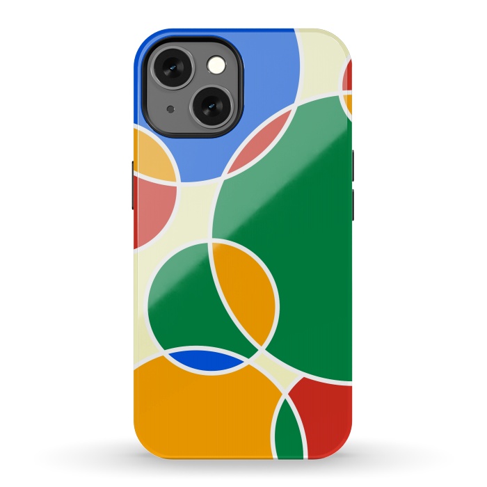 iPhone 13 StrongFit Colorful Ellipses by Dhruv Narelia