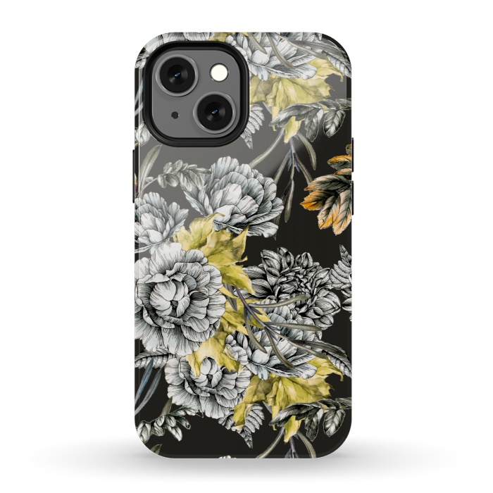 iPhone 13 mini StrongFit Dark flowering I by Mmartabc