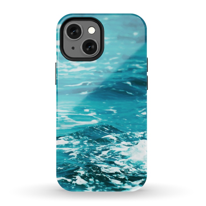 iPhone 13 mini StrongFit Oceanology by Uma Prabhakar Gokhale