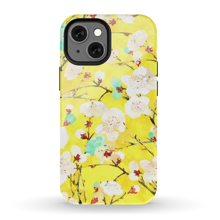 iPhone 13 mini StrongFit Cherry Blossom v2 by Uma Prabhakar Gokhale