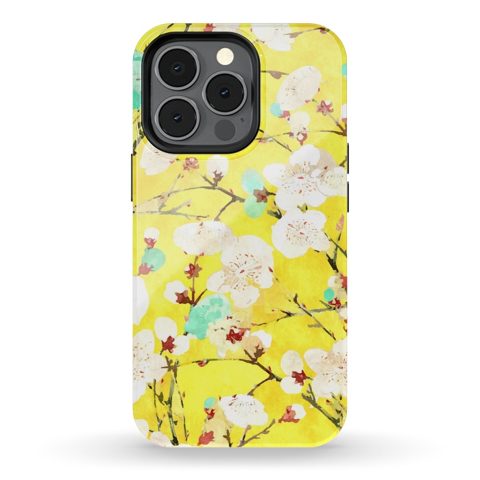 iPhone 13 pro StrongFit Cherry Blossom v2 by Uma Prabhakar Gokhale