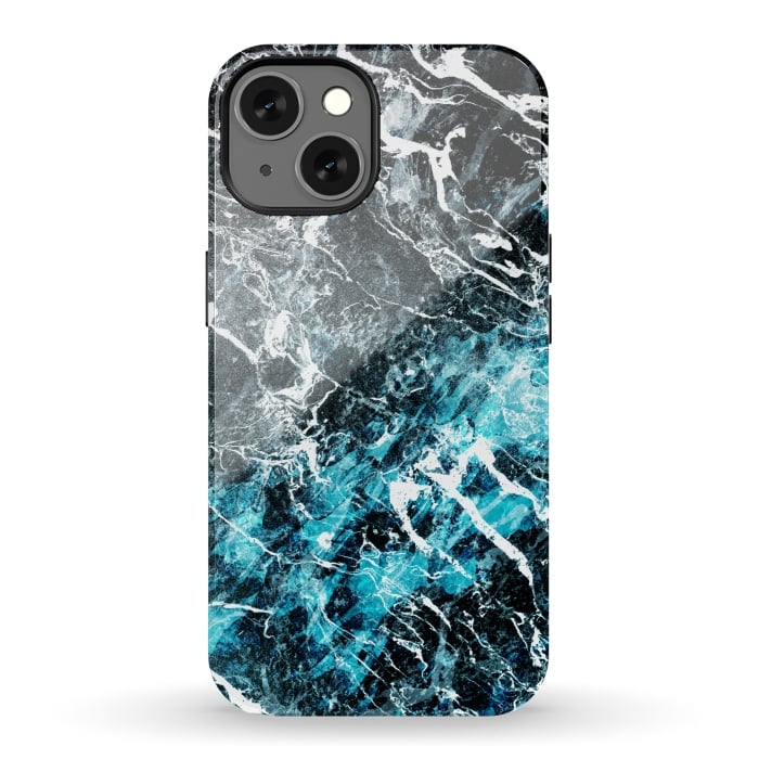 iPhone 13 StrongFit Frozen Waves by Steve Wade (Swade)