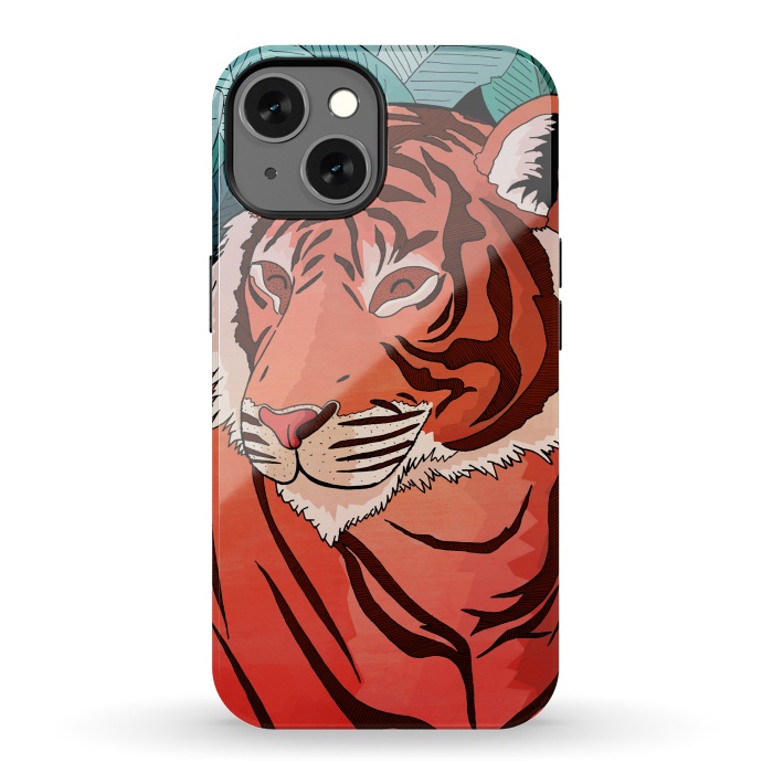 iPhone 13 StrongFit Tiger in the jungle  by Steve Wade (Swade)