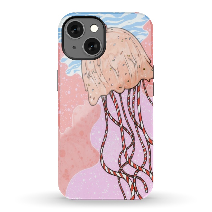 iPhone 13 StrongFit Jellyfish Candy by Varo Lojo