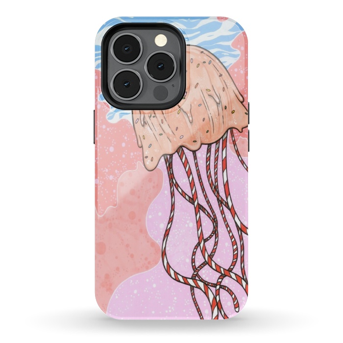 iPhone 13 pro StrongFit Jellyfish Candy by Varo Lojo
