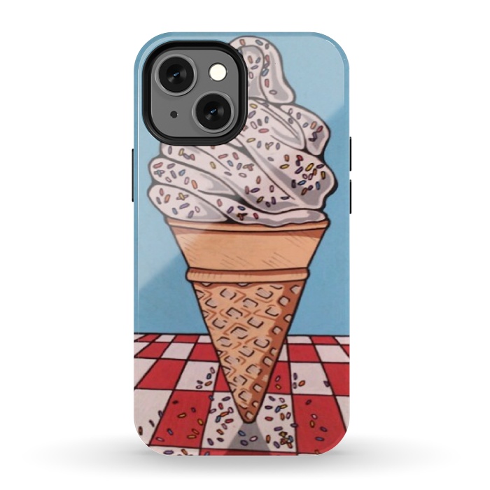 iPhone 13 mini StrongFit Ice Cream by Varo Lojo