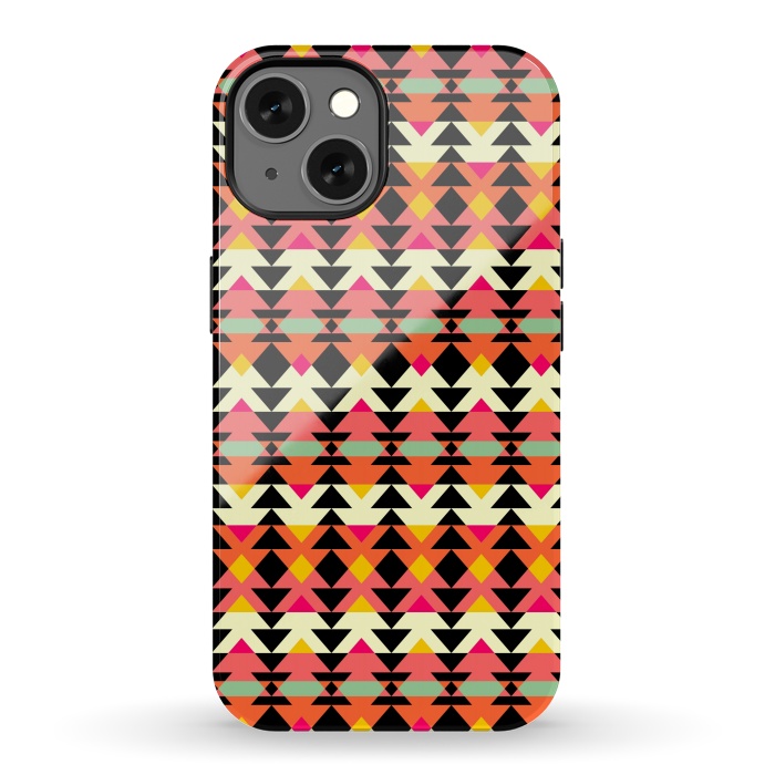 iPhone 13 StrongFit Aztec Geometrical Pattern by Dhruv Narelia