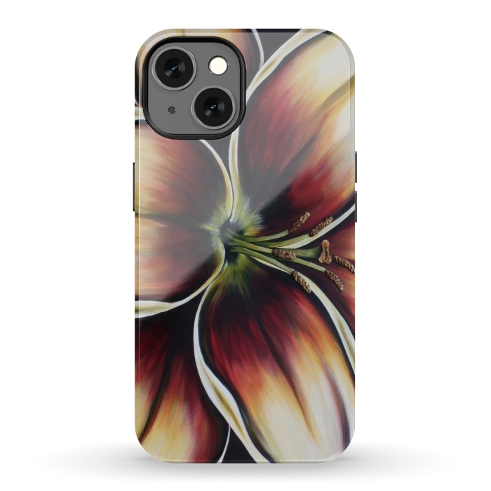 iPhone 13 StrongFit Sunset Lily by Denise Cassidy Wood