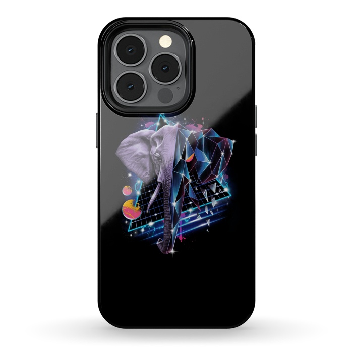 iPhone 13 pro StrongFit Rad Elephant by Vincent Patrick Trinidad
