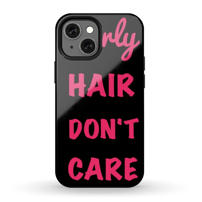 iPhone 13 mini StrongFit CURLY HAIR DONT CARE by MALLIKA