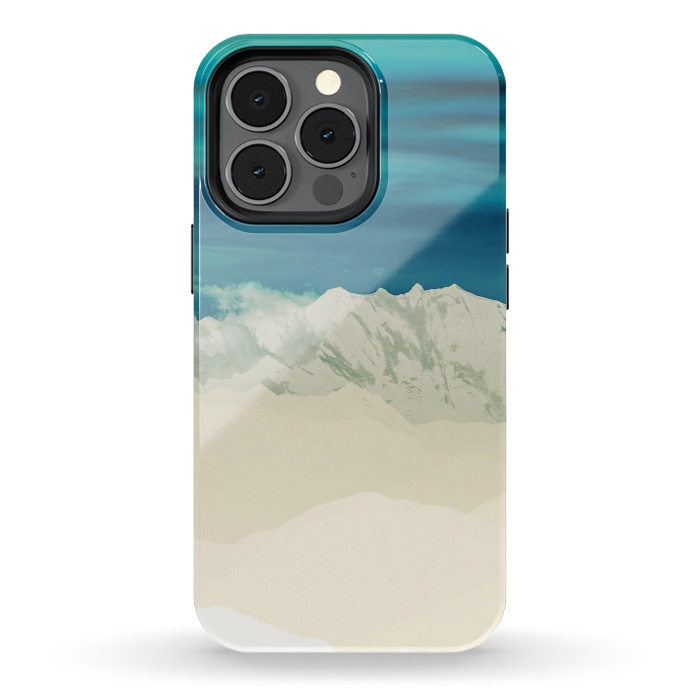 iPhone 13 pro StrongFit Blue Mountain by Uma Prabhakar Gokhale