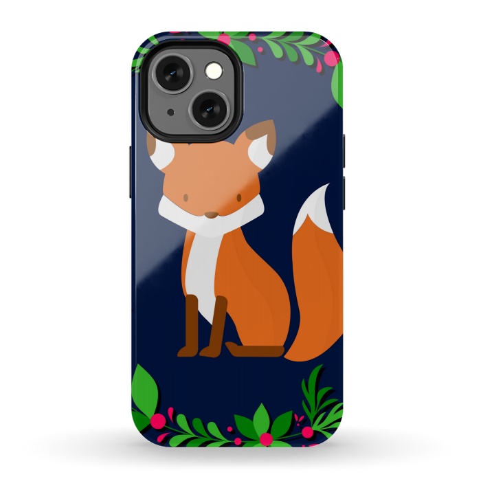 iPhone 13 mini StrongFit fox pattern by MALLIKA