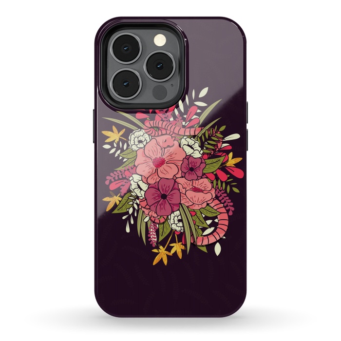 iPhone 13 pro StrongFit Jungle Bouquet 001 by Jelena Obradovic