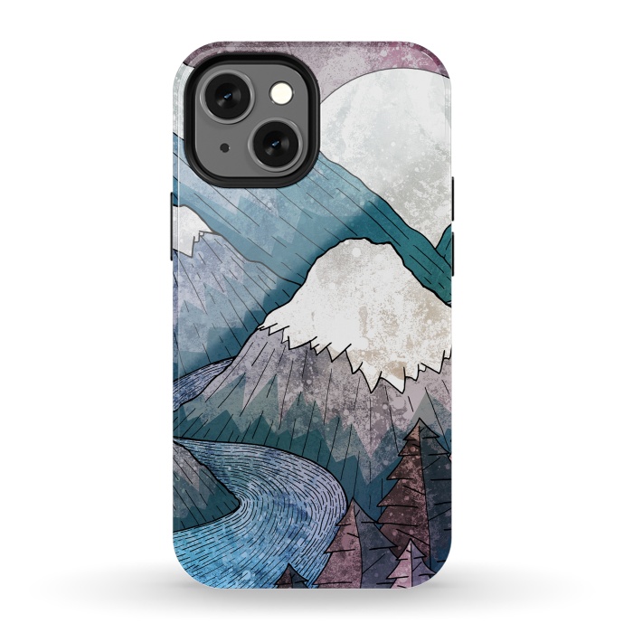 iPhone 13 mini StrongFit A cold river canyon by Steve Wade (Swade)
