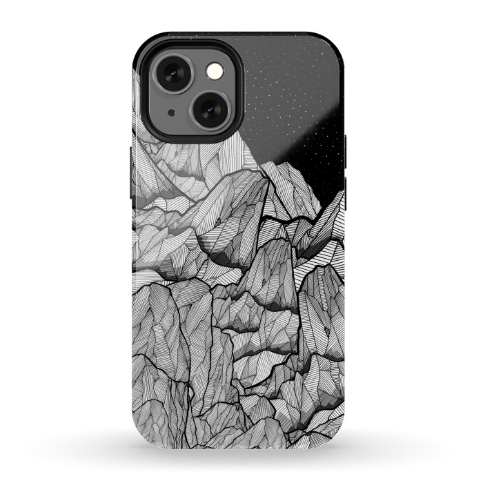 iPhone 13 mini StrongFit Mountains under the star fields by Steve Wade (Swade)