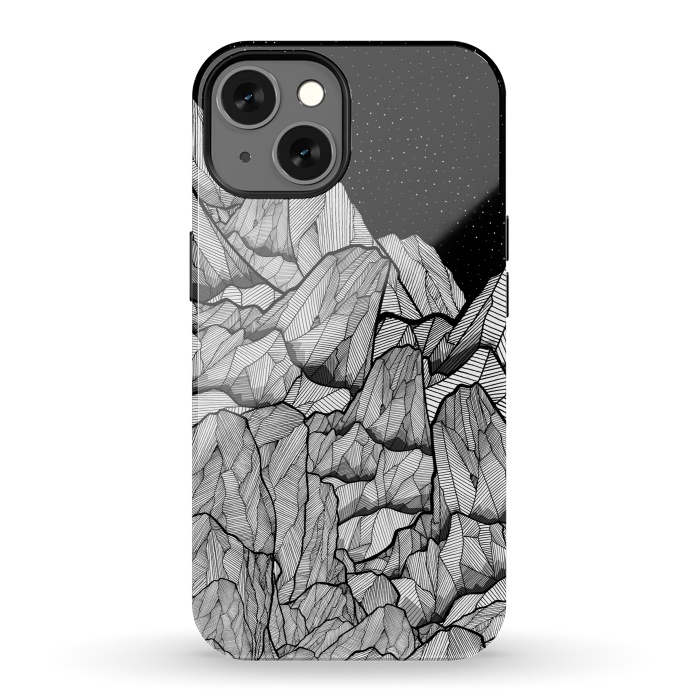 iPhone 13 StrongFit Mountains under the star fields by Steve Wade (Swade)