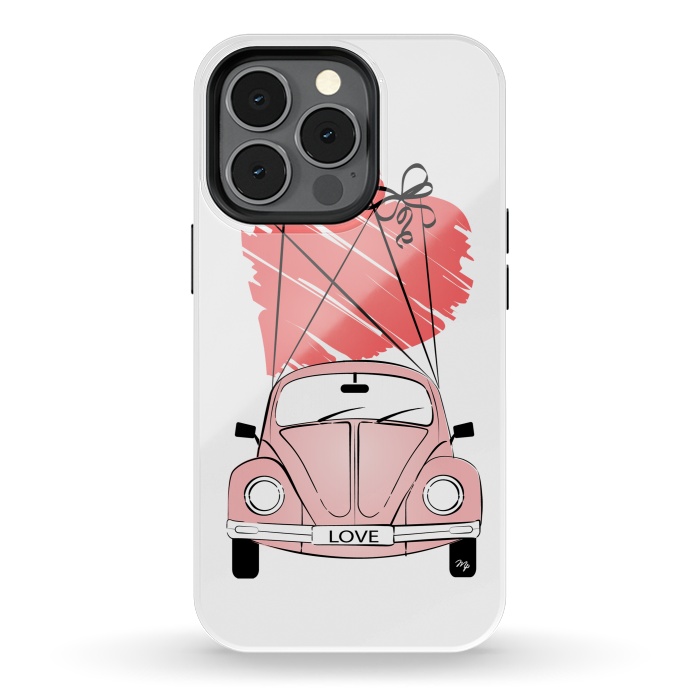 iPhone 13 pro StrongFit Love Car by Martina