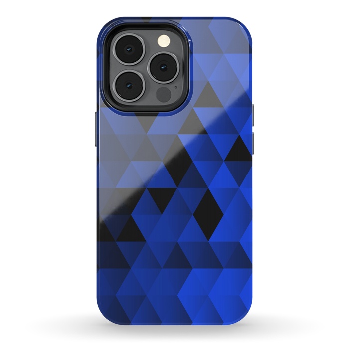 iPhone 13 pro StrongFit Triangles Wave by Sitchko