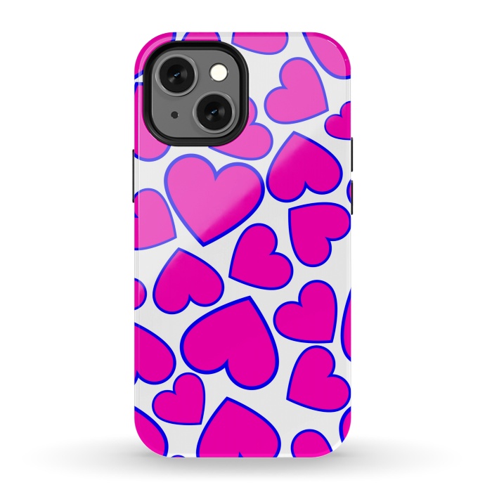iPhone 13 mini StrongFit heart pattern 2 by MALLIKA