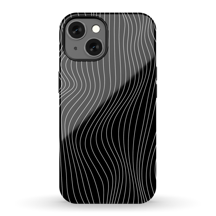 iPhone 13 StrongFit Illusion Waves 2 by Sitchko