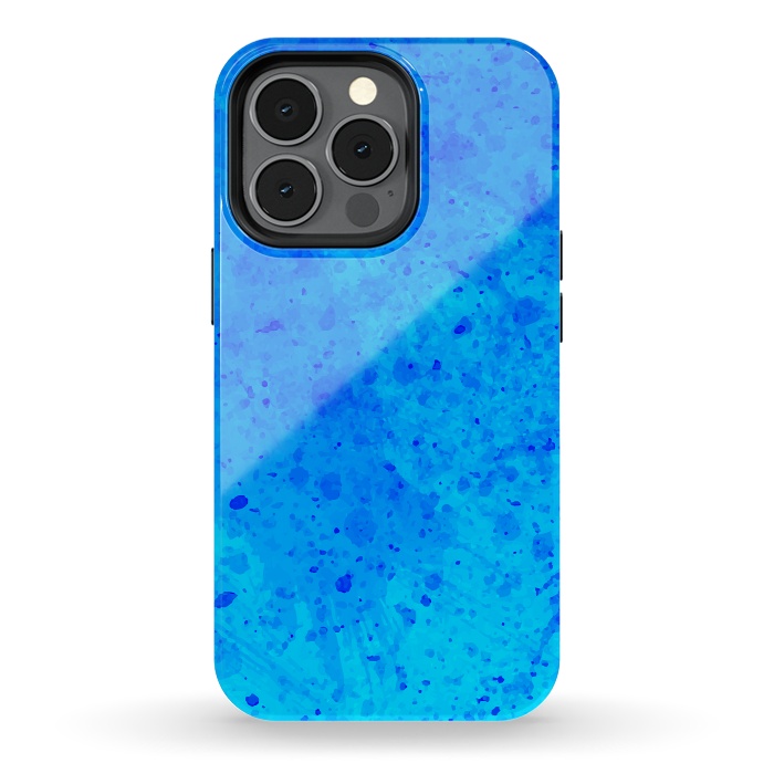 iPhone 13 pro StrongFit Blue Chaos by Sitchko