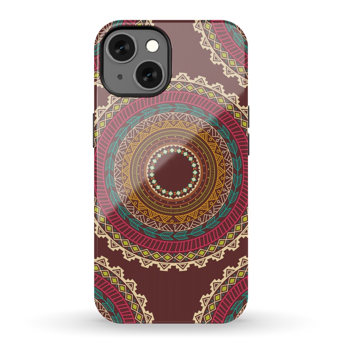 iPhone 13 StrongFit Aztec pattern  by Jelena Obradovic
