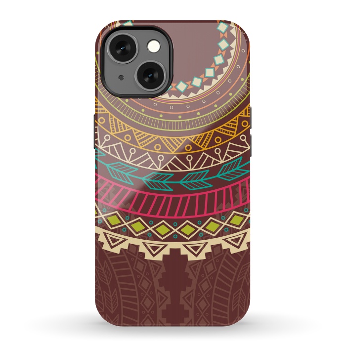 iPhone 13 StrongFit Aztec design by Jelena Obradovic