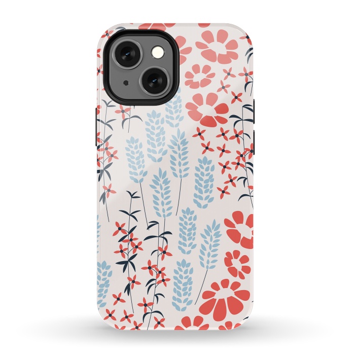 iPhone 13 mini StrongFit Spring Garden Beige by Jelena Obradovic