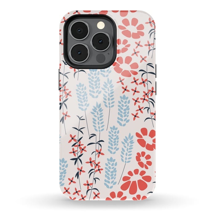 iPhone 13 pro StrongFit Spring Garden Beige by Jelena Obradovic
