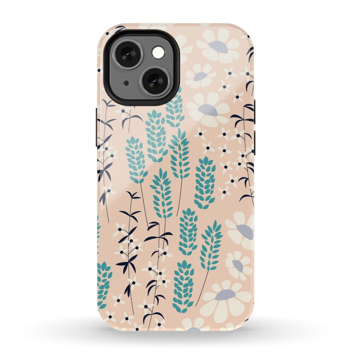 iPhone 13 mini StrongFit Spring Garden Pink by Jelena Obradovic