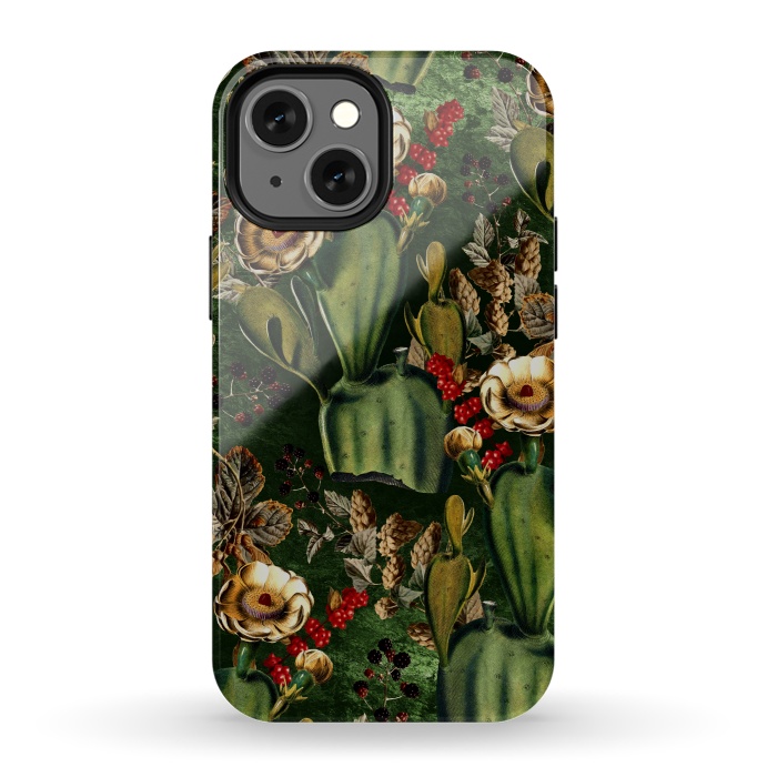 iPhone 13 mini StrongFit Desert Garden by Burcu Korkmazyurek