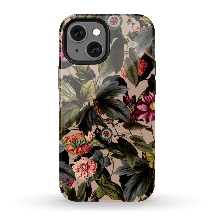 iPhone 13 mini StrongFit Vintage Garden II by Burcu Korkmazyurek