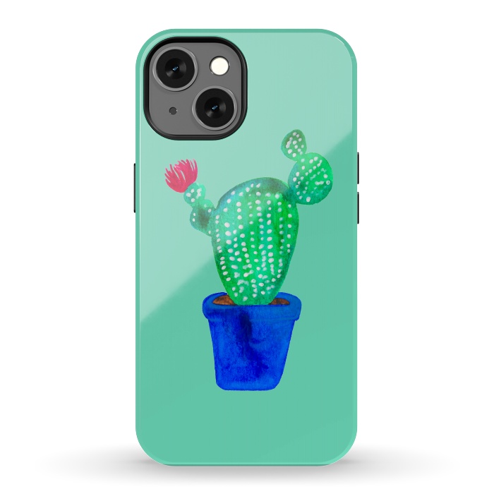 iPhone 13 StrongFit Mini Cactus  by Amaya Brydon