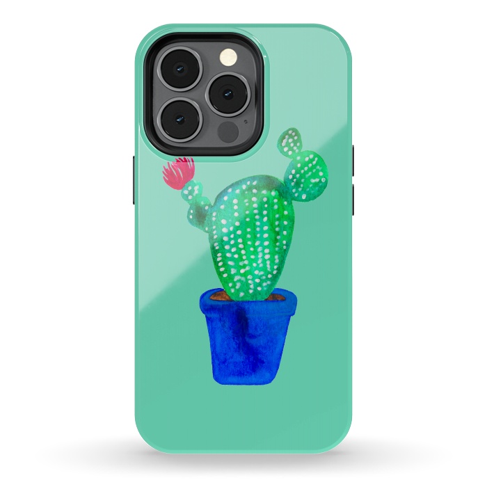 iPhone 13 pro StrongFit Mini Cactus  by Amaya Brydon