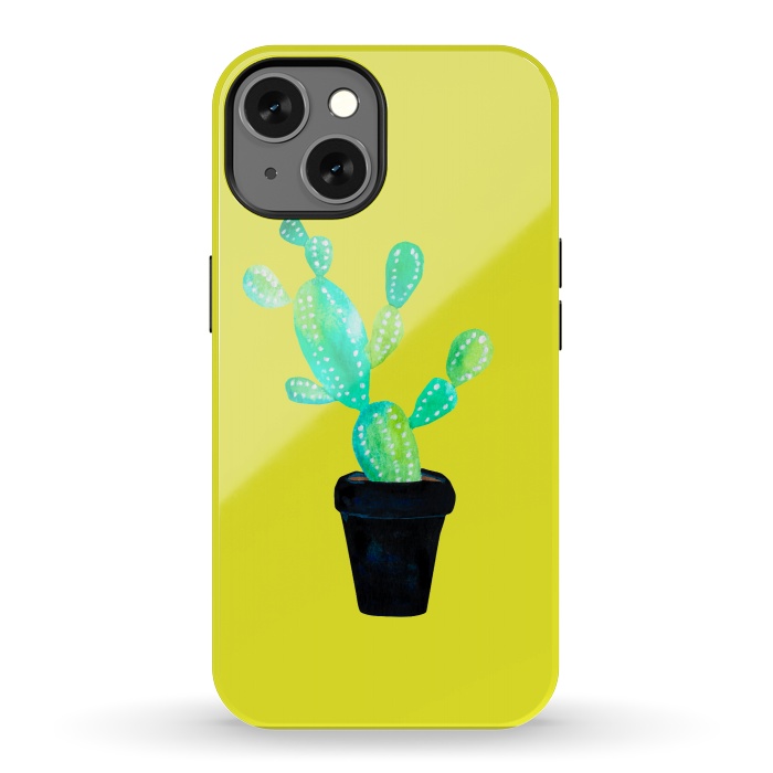 iPhone 13 StrongFit Mustard Cacti  by Amaya Brydon