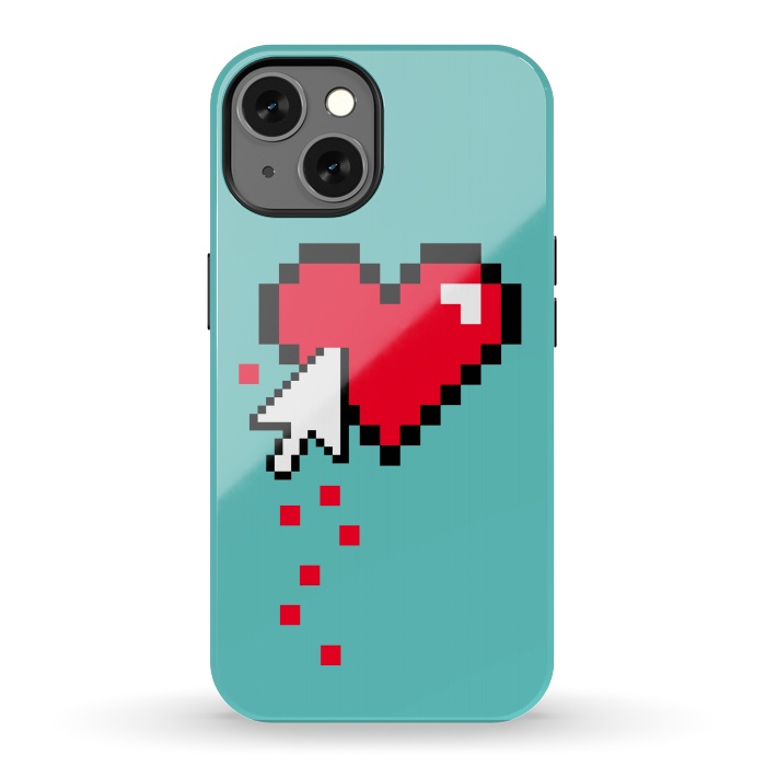 iPhone 13 StrongFit Broken 8 bits Heart I by Dellán
