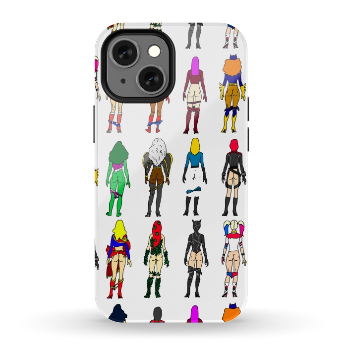 iPhone 13 mini StrongFit Superhero Butts - Girls por Notsniw