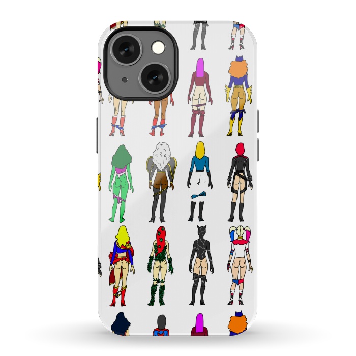iPhone 13 StrongFit Superhero Butts - Girls by Notsniw