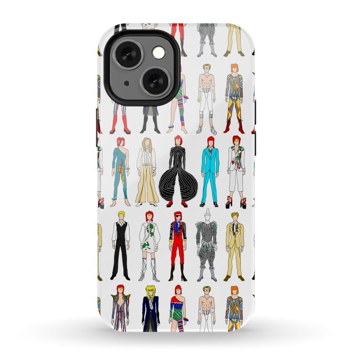 iPhone 13 mini StrongFit Starman Bowie Ziggy by Notsniw