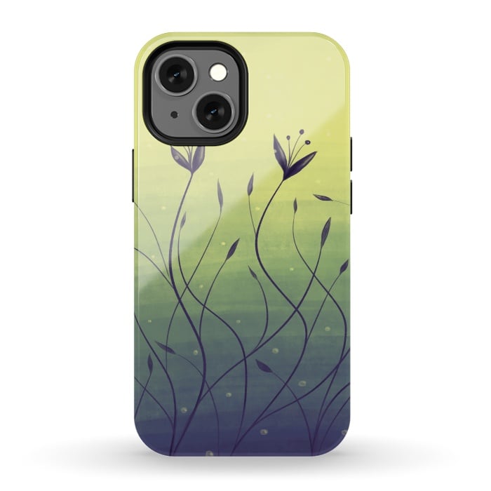 iPhone 13 mini StrongFit Water Plants In Green Lake by Boriana Giormova