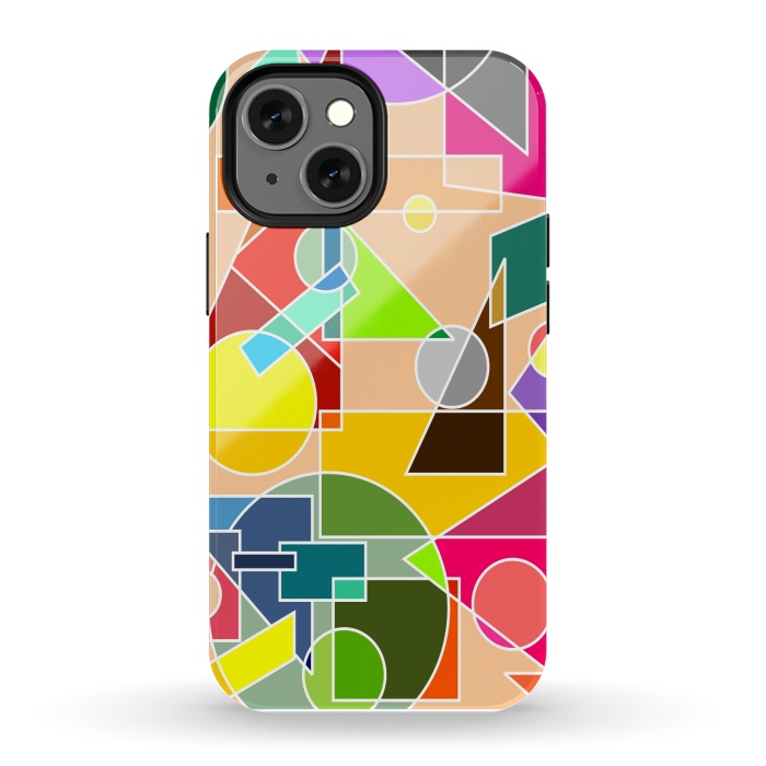iPhone 13 mini StrongFit Geometrical shapes by Dhruv Narelia