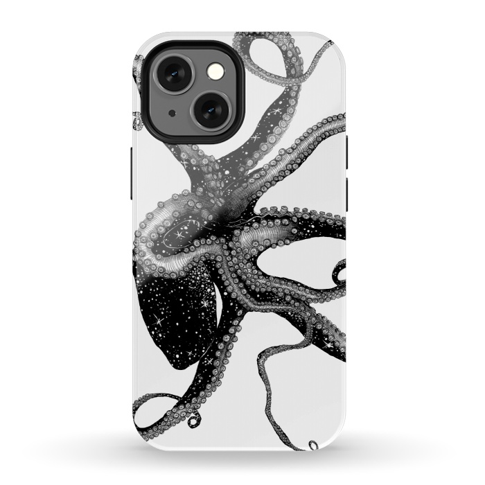 iPhone 13 mini StrongFit Cosmic Octopus by ECMazur 