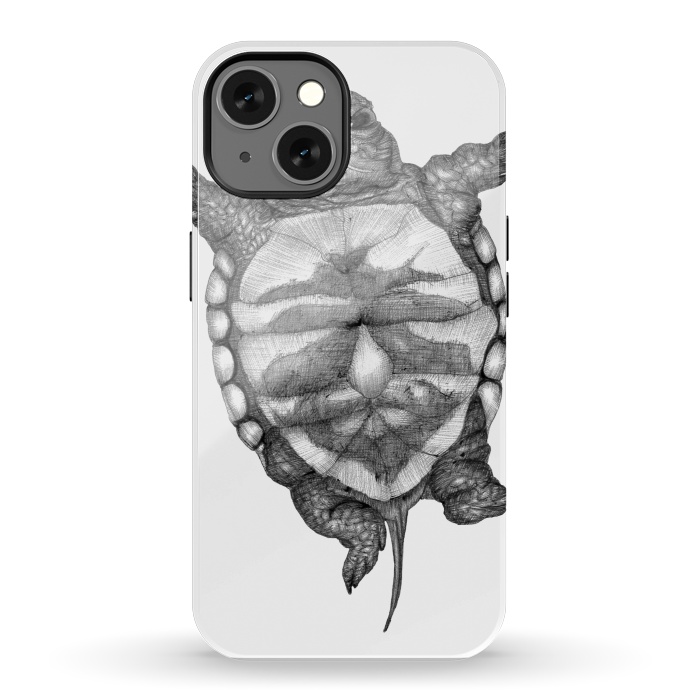 iPhone 13 StrongFit Little Baby Turtle  by ECMazur 